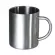 1pcs New Portable Stainless Steel Mug Cup Silver Double Wall Travel Tumbler Coffee Mug Tea Cup 220ml 300ml