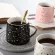 350ml Ceramic Coffee Mug Cup Lemon Cup Home Drinkware Starry Sky Pattern Teacup And Creative Mugs