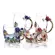 Hand-Made Enamel Crystal Cup Mug Lemon Flower Tea Cup High-Grade Glass Drinkware Couple Mug for Lover Wedding