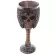 Hot Retro Horn Skull Resin Beer Stainless Steel Skull Knight Tankard Halloween Coffee Cup Viking Tea Mug Pub Bar Decoration