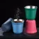 80ml Double Wall Stainless Steel Espresso Cup Insulation Nespresso Pixie Coffee Cup Capsule Shape Cute Thermo Cup Mugs