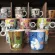 1PC Nordic Style Illustration Cartoon Little My Girl Mini Porcelain Tea Coffee Mug Cup Birthday Collection 140ml
