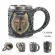 COOLEST SKULL RESINLESS STEELS STEEL STEEL STEEL STEEL MUG DRIGHT TANKARD HALLOWEEN COFFEE CUP TEA MUG PUB BAR DECOR