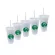 710ml 24oz Flash Powder Shiny Reusable Tumbler With Lid High-Capacity Straw Cup Coffee Cup Creative
