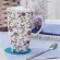 700ml Procelain Coffee Mugs Cups Cops Cover Large Capacity Handpainted Drinkware SEND SPOON