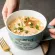 Big Belly Ceramics Coffee Cup Tuba Breakfast Oats Milk Cup Big Capacity Big Mouth Mug Cartoon Cappuccino Art Coffee Mug
