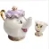 Cartoon Beauty The Beast Teapot MUG MRS POTTS Chip Tea Pot Cup One Set Nice Birthday for Woman