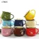 Ctree 1pcs Creative Candy Color Vintage Creative Ceramic Breakfast Milk Cups Coffee Mugs Tea Cup 150/250/380ml C247