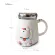500ml Cartoon Cat Heat-Resistant Ceramics Cup Lid Cup Thicken Kitten Milk Coffee Mug Children Cups Office Mok Drinking