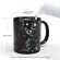 Creative Changing Color Chang Mug Ceramic Mug Heat Revealing Coffee Cup Friends Student Breakfast Cup Star System Mug