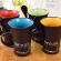 New Ceramic Coffee Mug with Spoon Handle Mugs Creative Personality CUP CUP CUP CUP CUPFEE DRINKWARE FOR THE KITCHCHEN