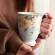 European Pastoral Bone Coffee Milk Milk Mug Creative Floral Painting Water Cup Afternoon Teacup Drinkware S