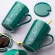 Package Constellation Ceramic Mug Lovers Coffee Mug Coffee Cups With Lid With Spoon Ceramic Coffee Cup Set