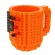 1pc 12oz Coffee Mug Build-On Brick Mug Type Building Blocks Diy Block Puzzle Mug Drinkware Drinking Mug 11 Colors