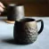 250ml Japanse-stylevintage Ceramic Photography Props Retro Drinkware Handle Cup Milk Tea Coffee Water Cup for Friend
