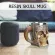 Stainless Steel Steel Skull Mug Viking Coffee Cups Travel Viking Horn Tankard Decoration Skeleton Cup Beer Stein Man