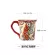Creative Personality Trend American Ceramic Cup Large-Capacity Home Modern Couple Coffee Milk Tea Breakfast Cup LB81409