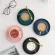 Nordic Ceramic Coffee Cup And Saucer Set Household Flower Tea Afternoon Tea Cup Saucer Milk Cup With Spoon Light Luxury