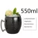 550ml 1/4 Pcs 18 Ounces Hammered Copper Plated Moscow Mule Mug Beer Cup Coffee Cup Mug Plated Canecas Mugs Travel Mug