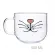 Creative Glass Mug Transparent Double Walls Mug Cartoon Bear Coffee Mug Juice Cute Cup Mug for Girlfriend