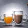 Heat Resistant Double Wall Glass Coffee/Tea Cups and Mugs Travel Double Coffee with The Handle Mugs Drinking Shot Glasses