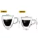 24H Ship 1PC Love Shaped Glass Mug Couple Cups Double Wall Glass Mug Resistant Tea Beer Milk Lemon Juice Cup Drinkware