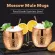 550ml 1/4 Pcs 18 Ounces Hammered Copper Plated Moscow Mule Mug Beer Cup Coffee Cup Mug Plated Canecas Mugs Travel Mug