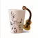 Novelty 250ml Ceramic Cup Piano Violin Guitar Mug Personality Music Note Milk Juice Lemon Mug Coffee Tea Cup With