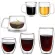 200ml Double Coffee Mugs With The Handle Mugs Drinking Insulation Double Wall Glass Tea Cup Creative Milk