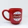 Creative Coffe Cups Ceramic Red Beer Mug Coke Shape Cola Cup Coffee Coffee Cup For Travel Friends Gits