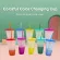 700ml Magic Cup Reusable Color Changing Cold Cups Tumbler With Lid Blood Vampire Party Cup Haunted House Drink Halloween