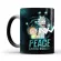 1pcs 350ml New Ceramic Coffee Milk Cups Color Changing Mugs For Children More Hot Water