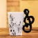 400ml Music Mug Creative Style Guitar Ceramic Mug Coffee Tea Milk Stave Cups With Handle Coffee Mugs Novelty S