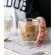 Creative Cute Bear Double-Layer Coffee Mug Double Cup Carton Animal Milk Glass Lady Cute