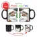 Creative Diy Photo Mug Magic Mug Heat Sensitive Ceramic Color Changing Coffee Mugs Milk Cup Print Pictures