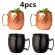 4 Pieces Moscow Mule Copper Mugs Metal Mug Cup Stainless Steel Beer Wine Coffee Bar Tool