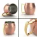 4 Pieces MUSCOW MULE COPPER MEGS METAL MUG CUP Stainless Steel Beer Wine Coffee Bar Tool