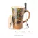 Creative Mugs Ceramic Mugs Retro Large Capacity 500ml Office Couple Mug Teacup Household Cup with Spoon