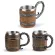 Retro Double Simulation Barrel Resin Beer Tea Mug Stainless Steel Cup for Home PUB BAR DRINKWARE Wine Tumbler