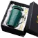 Package Constellation Ceramic Mug Lovers Coffee Mug Creative Coffee With Lid With Spoon Ceramic Coffee Cup Set