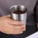 1pc Personalized Steel Mug Cup For Drinking Beer Juice Coffee Smart Cup Household Accessories For Family Friends