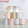 350ml New British Style Luxury Gold Bone China Couple Coffee Mug Afternoon Water Tea Drink Cup With Box