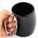 Creative Fist Cup Brass Knuckles Cup Ceramic Coffee Mug Porcelain Coffee Mug with Knuckle Novelty S