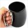 Creative Fist Cup Brass Knuckles Cup Ceramic Coffee Mug Porcelain Coffee Mug with Knuckle Novelty S