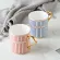 350ml New British Style Luxury Gold Bone China Couple Coffee Mug Afternoon Water Tea Drink Cup With Box