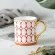 350ml New British Style Luxury Gold Bone China Couple Coffee Mug Afternoon Water Tea Drink Cup With Box