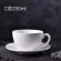 European Pure Ceramic Coffee Cup Dish Latte Cepuccino Flower Professional Mug Coffee