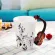 Creative Music Violin Style Guitar Notes Ceramic Cup Juice Coffee Tea Milk Beer Red Wine Wooden Handle With Novel S