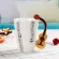 Creative Music Violin Style Guitar Notes Ceramic Cup Juice Coffee Tea Milk Beer Red Wine Wooden Handle With Novel S