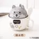 Creative Breakfast Cup Large Cute Cat Cartoon Office Cup with Lid Spoon Ceramic Coffee Mug Couple Cup